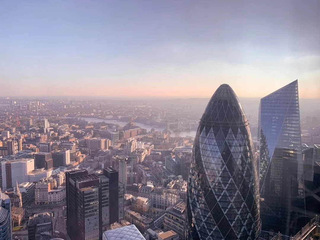 United Kingdom — london city financial district skyline